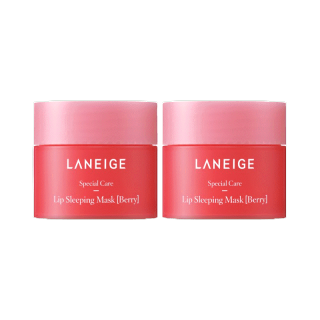[1แถม1 11-13 พย] LANEIGE Lip Sleeping Mask Berry 8G Duo Set ลิปมาส์กสำหรับริมฝีปาก