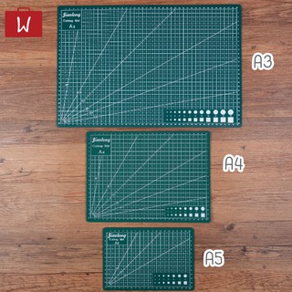 ภาพขนาดย่อของภาพหน้าปกสินค้าแผ่นรองตัด หนา3mm แผ่นยางรองตัด A3 A4 A5 ที่รองตัด ยางรองตัดกระดาษ กระดานรองตัด จากร้าน oneworkstory บน Shopee