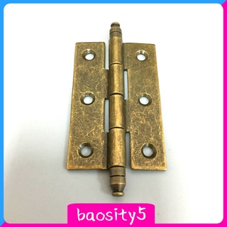 [Baosity5] บานพับทองเหลืองสไตล์วินเทจโบราณสําหรับกล่องเฟอร์นิเจอร์ไม้ #1