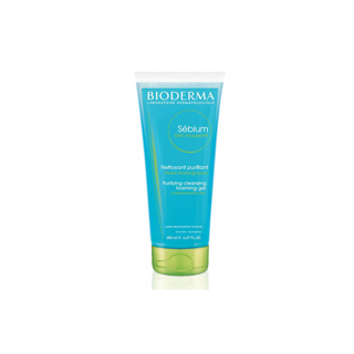 Bioderma Sebium Gel Moussant 200 ml เจลล้างหน้าสูตรไมเซล่า สำหรับผิวมัน ผิวผสม แพ้ เป็นสิวง่าย (แบบหลอด หมดอายุ 30/4/2024)