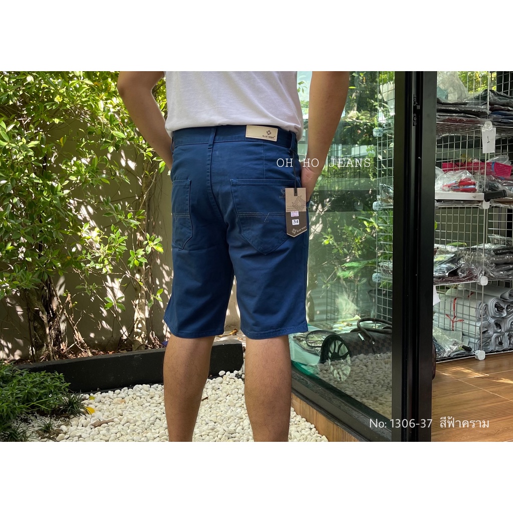 ภาพหน้าปกสินค้ากางเกงขาสั้นผู้ชาย Blue Night ขาสั้นผ้าสี มีหลากหลายสี กางเกงขาสั้นลำลอง  ยอดฮิต จากร้าน ohho_jeans บน Shopee