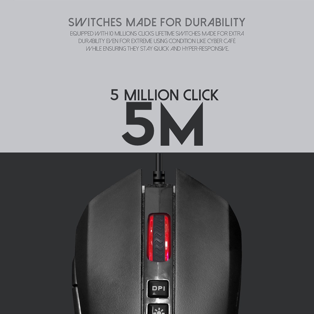 ภาพหน้าปกสินค้าFANTECH รุ่น X5 LITE Optical Macro Key RGB Gaming Mouse เมาส์เกมมิ่ง ออฟติคอล ตั้งมาโครคีย์ได้ พร้อม feet mouse จากร้าน fantechthailand บน Shopee