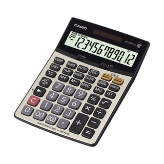 Casio Calculator เครื่องคิดเลข  คาสิโอ รุ่น  DJ-220D PLUS แบบตั้งโต๊ะ เหมาะสำหรับร้านค้า 12 หลัก สีทอง