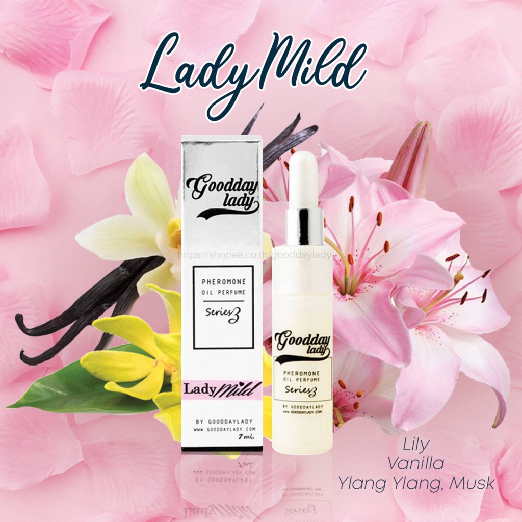 รูปภาพสินค้าแรกของLadymild 7 ml.  หัวเชื้อน้ำหอมฟีโรโมน Gooddaylady แท้ 100%