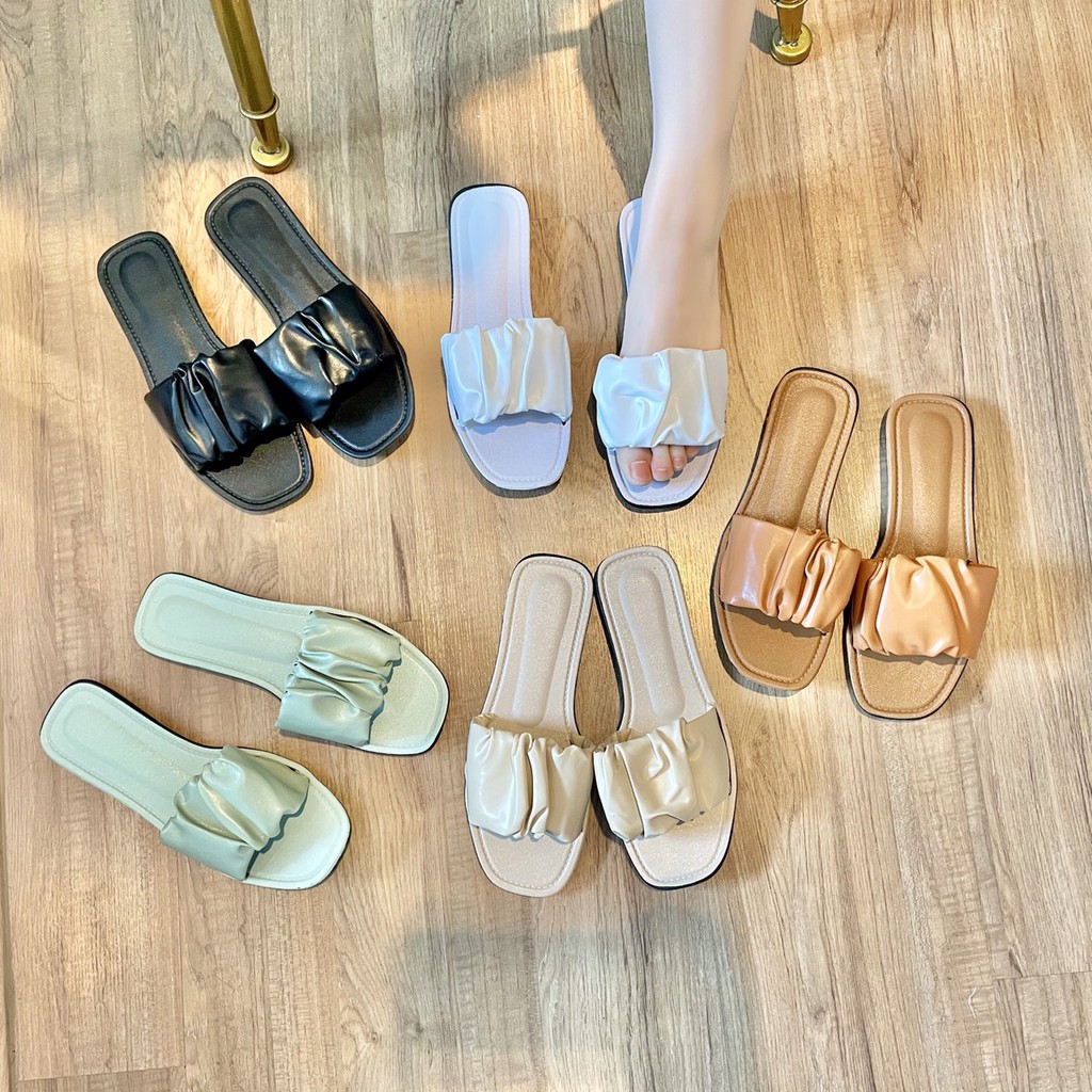 ภาพสินค้าZ01 ส่งเร็วรองเท้าแตะแฟชั่น (เป็นยาง) รองเท้าแตะผู้หญิง นุ่ม รองเท้าเกาหลี รองเท้าลำลอง จากร้าน cui6688 บน Shopee ภาพที่ 3