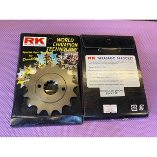 4. สเตอร์หน้า RK CBR250 / CBR300 / CRF250 / CRF300 เบอร์520 14-15ฟัน งานRK