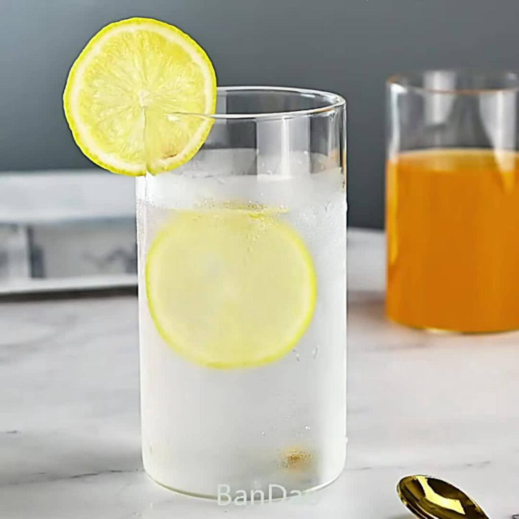 deethai-แก้วน้ำเย็น-ถ้วยใส่น้ำผลไม้-แก้วนม-ถ้วยน้ำเย็น-ตรง-clear-glass