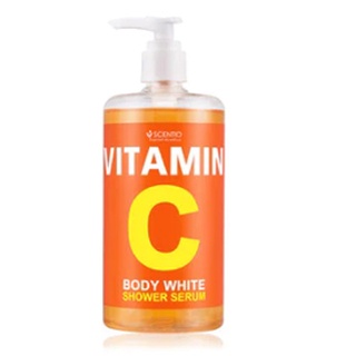 Scentio Vitamin C Body White Shower Serum (450 ml) เซนทิโอ วิตามินซี บอดี้ ไวท์ ชาวเวอร์ เซรั่ม