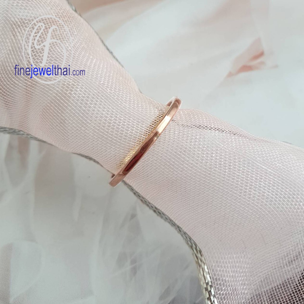 finejewelthai-แหวนพิ้งโกลด์-ทองแท้-พิ้งโกลด์-แหวนหมั้น-แหวนแต่งงาน-pink-gold-9k-wedding-ring-r1358pg-375