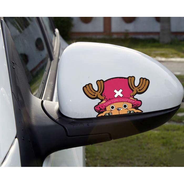 One Piece Chopper Car Sticker Window Rearview Mirror Stickers Fuel Tank ...