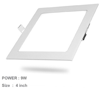 CCS ไฟดาวไลท์ LED PANEL SLIM สีเหลี่ยม 9W 720LM แสงสีขาว