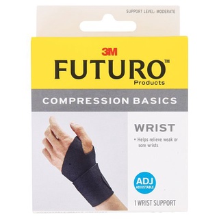 $$อุปกรณ์พยุงข้อมือ Wrist Support สปอร์ต ปรับกระชับได้ ฟูโทโร่ Futuro Basics M9327