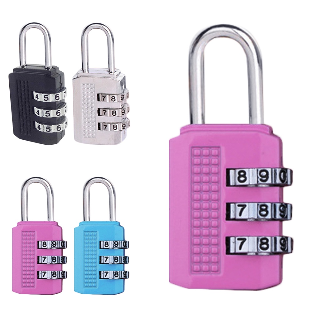 biho-3-digit-combination-password-lock-zinc-alloy-security-lock-suitcase-luggage-coded-lock-cabinet-locker-padlock