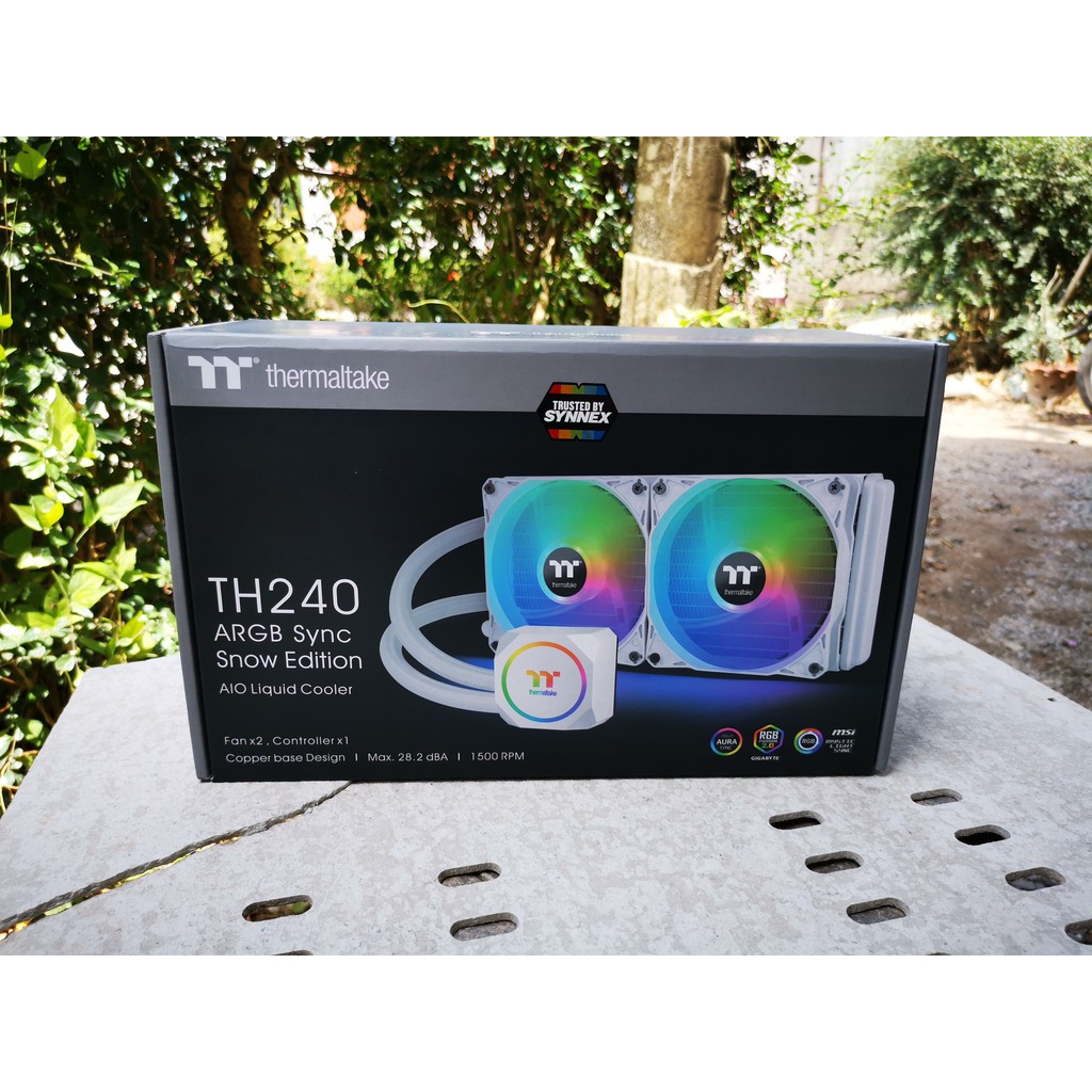 THERMALTAKE TH240 ARGB Sync Snow Edition (White) | Shopee Thailand