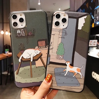 เคสโทรศัพท์มือถือ Tpu แบบนิ่มลายแมวเดินสําหรับ Samsung Galaxy A31 A51 A71 A32 A52 A72 A10 A20 A30 A50 A50S A30S A70 A21S A22 A42 5G 4G A7 2018 M51 A12 M12