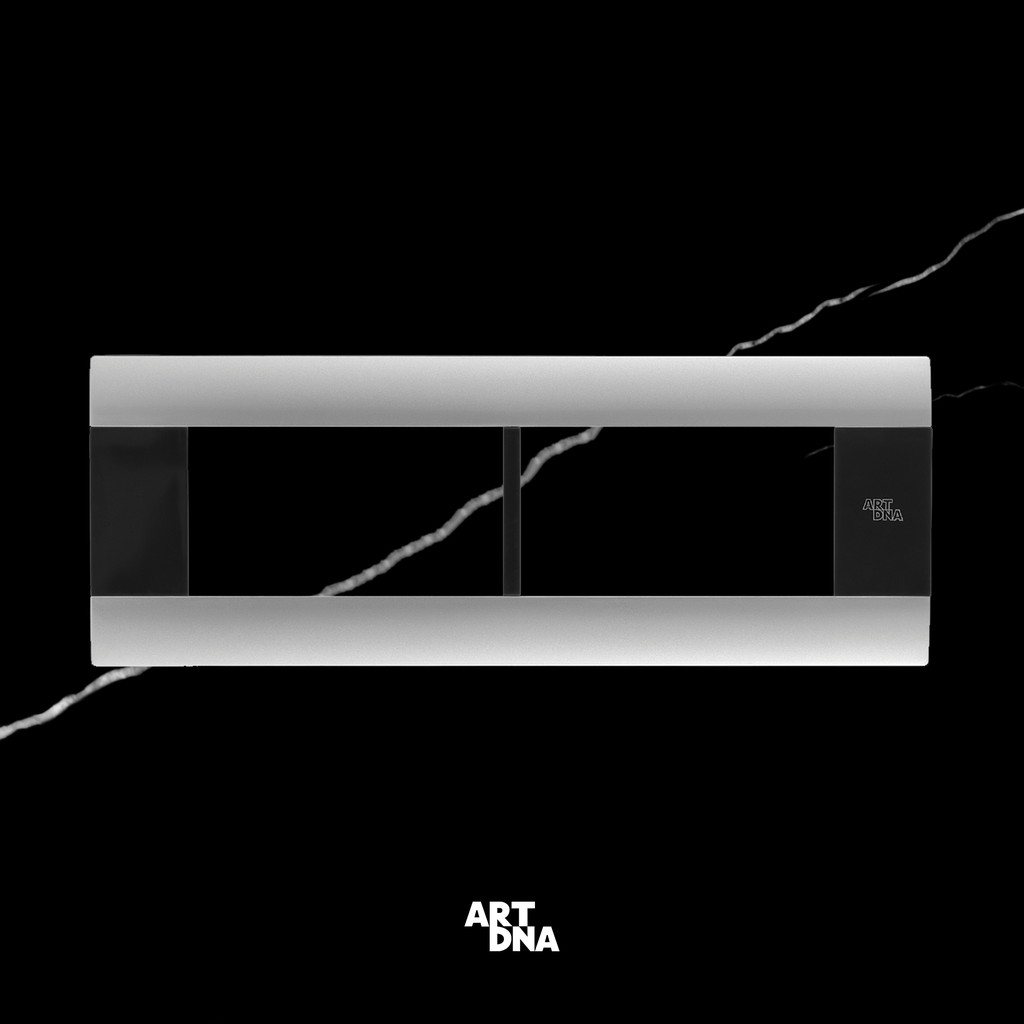 art-dna-รุ่น-a88-switch-led-1way-4-gang-size-m-ขนาด-2x6-สีซิลเวอร์-ปลั๊กไฟโมเดิร์น-ปลั๊กไฟสวยๆ-สวิทซ์-สวยๆ-switch-design