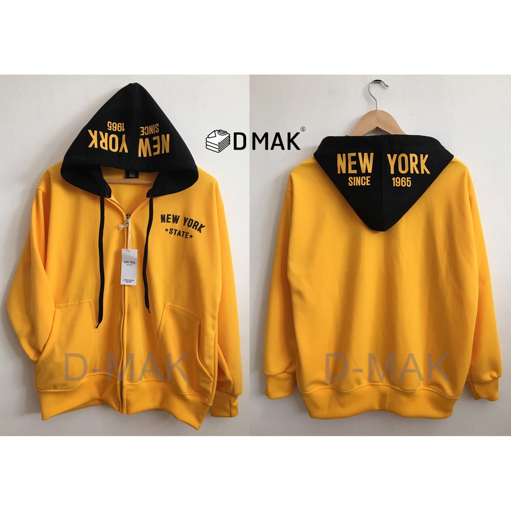 ภาพสินค้าSALE   รุ่นใหม่หมวกสี เสื้อแขนยาวมีฮู้ด NEW YORK จากร้าน d_mak1 บน Shopee ภาพที่ 2