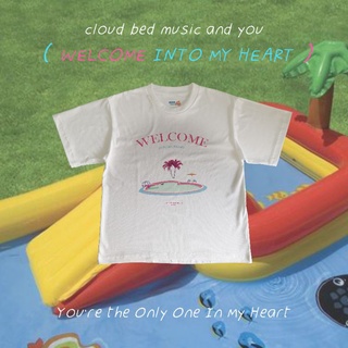 เสื้อยืด Oversize  " Welcome into my heart " T-shirts