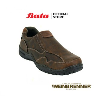 Bata WEINBRENNER รองเท้าลำลอง SPORT CASUAL แบบสวม สีน้ำตาล รหัส 8514044