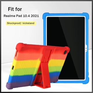 Realme Pad 10.4" 2021 เคสแท็บเล็ตซิลิโคน + พลาสติกแข็ง 10.4 นิ้ว