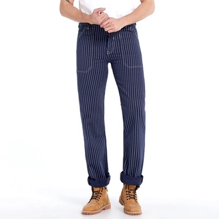 Blacksheepjeans กางเกงยีนส์ Jeans ผู้ชาย ขายาว วินเทจ ทรงกระบอกตรงเอวสูง Straightfit รุ่น BSMST-190901 Wabash