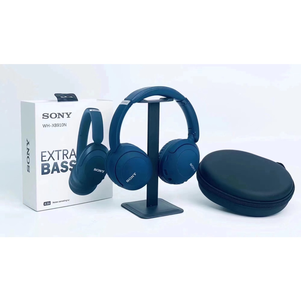 sony-wh-xb910n-หูฟังไร้สายเสียงดี-extra-bass-หูฟังบลูทูธ-แถม-กระเป๋า-bluetooth-headphones-หูฟังบลูทูธครอบห