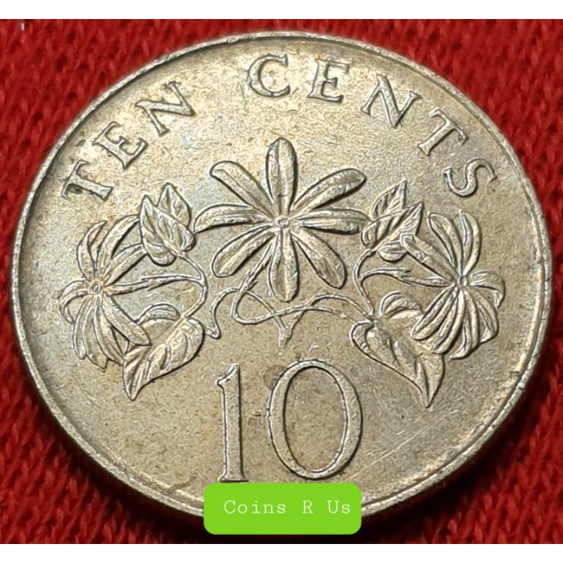เหรียญต่างประเทศ สิงคโปร์ ปี 1986 , 2009 ชนิด 10 Cents ขนาด 18.5 มม.  ผ่านใช้สวยงามตามภาพน่าสะสม | Shopee Thailand