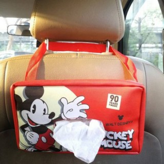 ที่หุ้มทิชชู่ หนัง PU หุ้มกล่องทิชชู่ชนิดแขวน สำหรับทิชชู่กล่อง ลาย มิกกี้เม้าส์ Mickey mouse
