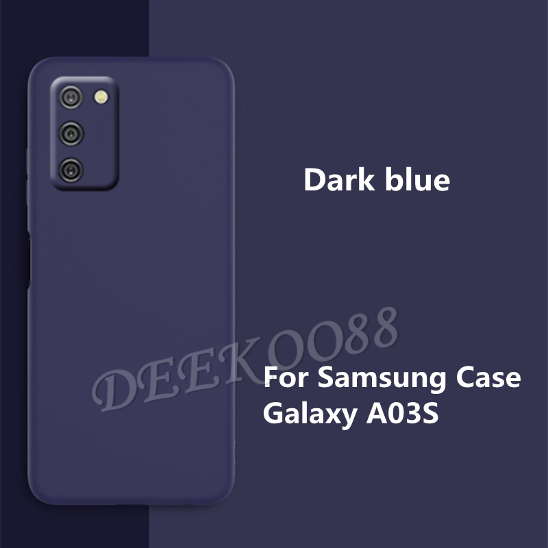2021-new-เคสโทรศัพท์-samsung-galaxy-a03s-a22-a32-a52-a72-4g-5g-casing-skin-feel-tpu-soft-case-simple-color-tpu-silicone-phone-cover-samsunga03s-เคส