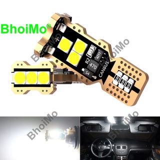 Bhoimo 2022 ใหม่ 9SMD LED T10 W5W 194 168 ไฟแสดงสถานะสัญญาณ ไฟป้ายทะเบียนภายใน อ่านหนังสือ 3030 หยุดจอด แผนที่ด้านข้าง  หลอดไฟด้านหลัง DC12v