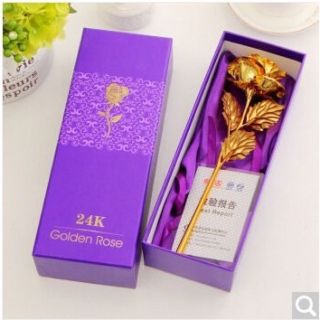 📛พร้อมส่งไม่ต้องพรี🌹ดอกกุหลาบ🌹ทองคำ24K มีพร้อมส่งจ้าาาแถมพิมพ์การ์ดให้ฟรีตามสั่ง