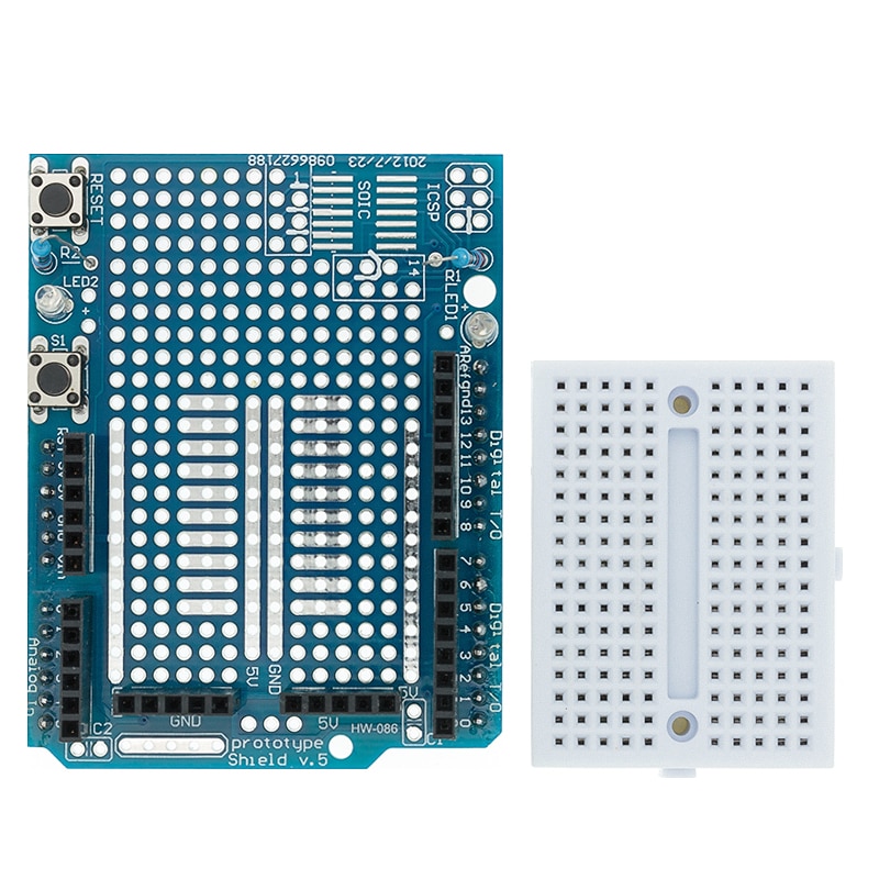 smart-electronics-uno-proto-shield-บอร์ดขยายต้นแบบพร้อม-syb-170-mini-breadboard-สำหรับ-uno-protoshield-diy