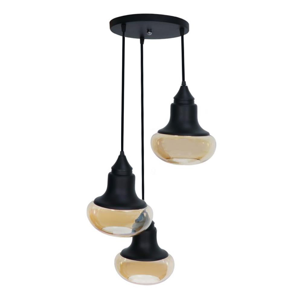 โคมไฟช่อ-ไฟช่อ-cst-2809-3-สีดำ-3-หัว-โคมไฟภายใน-โคมไฟ-หลอดไฟ-pendant-lamp-cst-2809-3-3-light-black