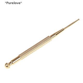Purelove 1X Brass Ear Acupuncture Point Massage Probe Auricular Detection Pen Stick
