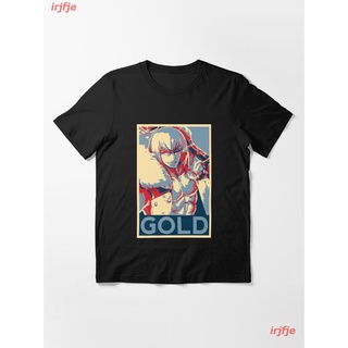 【hot sale】New Kintoki - GOLD Essential T-Shirt เสื้อยืดพิมพ์ลายการ์ตูนมังงะ ดผ้าเด้ง คอกลม cotton แฟชั่น discount Unisex