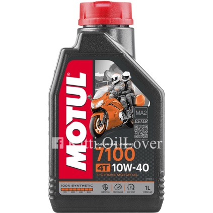 ภาพสินค้า** ผลิต 2022 : ** Motul 4T 7100 10W40 100% Synthetic Ester (1 ลิตร) MA2 น้ำมันเครื่องสังเคราะห์ โมตุล จากร้าน oillover บน Shopee ภาพที่ 2