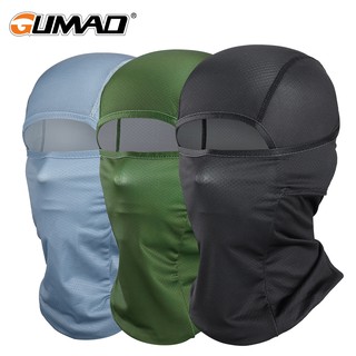สินค้า Gumao หมวกกันน็อคนินจา ป้องกันฝุ่น หน้ากากเต็มหน้า ขี่จักรยานยนต์ หน้ากากป้องกันรังสียูวี แห้งเร็ว