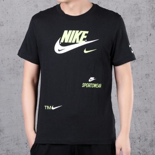 [S-5XL] Nike เสื้อยืดแขนสั้น ผ้าฝ้าย ทรงหลวม สําหรับคู่รัก โปรโมชั่น DKekno28HB