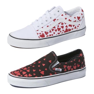 สินค้า Vans รองเท้าผ้าใบ Classic Slip-On Mini Hearts / Old Skool Mini Hearts (2รุ่น)