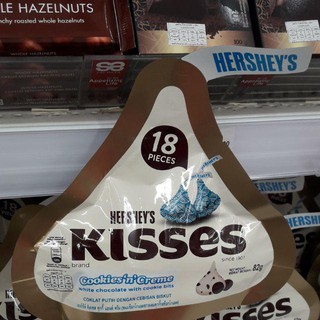 Hersheys Kisses Chocolate 82g. ช็อกโกแลตนม 82 กรัม.