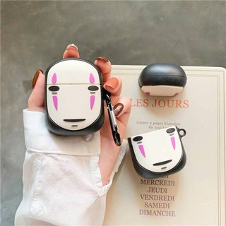 เคสซิลิโคน หูฟัง Apple AirPods ซิลิโคน Apple AirPods ลาย ผีไร้หน้า