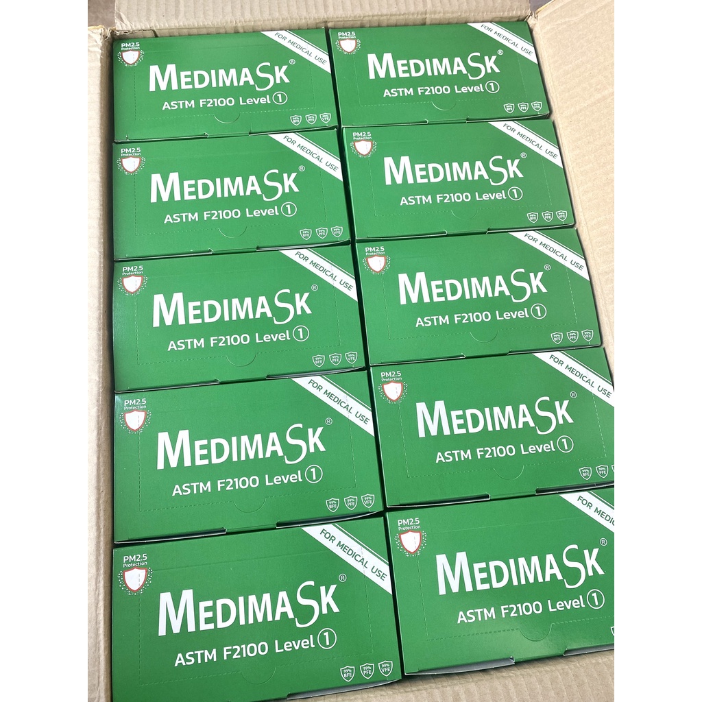 medimask-50pcs-box-เมดิม่า-เอสเค-หน้ากากอนามัยสีเขียว-50-ชิ้น-กล่อง