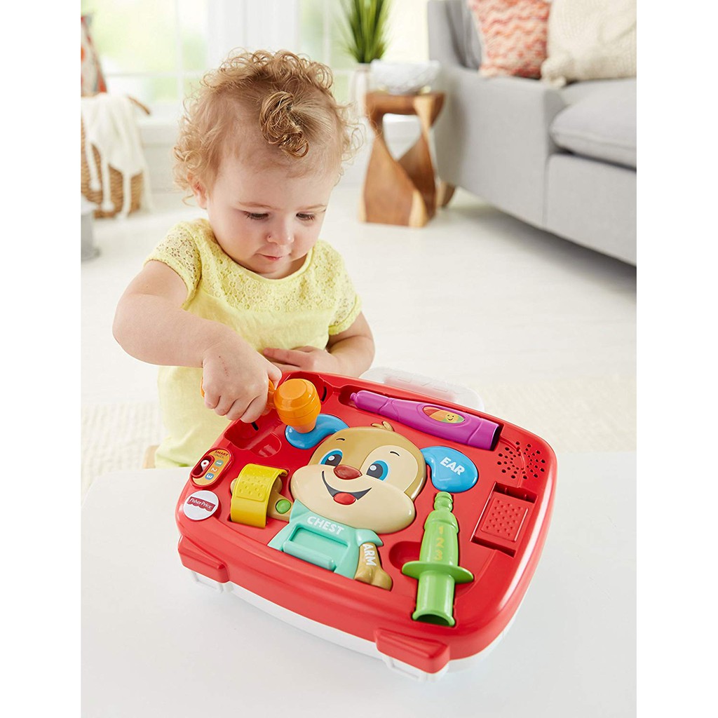 fisher-price-laugh-amp-learn-puppys-check-up-ของเล่นเสริมพัฒนาการเด็ก-บทบาทสมมติ-มีเสียงเพลง-ของเล่นเด็ก