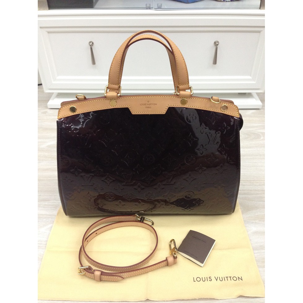 Louis Vuitton Vernis Brea MM Amarante Shopee Thailand