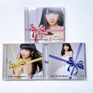 Akb48 CD+DVD Kashiwagi Yuki Yukirin Solo single Shortcake 🍰🍰 Limited Type A , B, C (มีโอบิ)