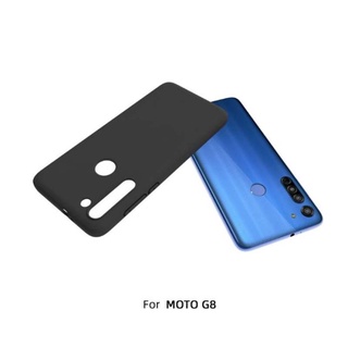 (ใส่โค้ด AUGIONG99 ลดเพิ่ม 70.-)เคสสีดำ โมโต จี8 (2020) หน้าจอ 6.4 นิิ้ว Matte Case For Motorola G8 (2020) 6.4" Black