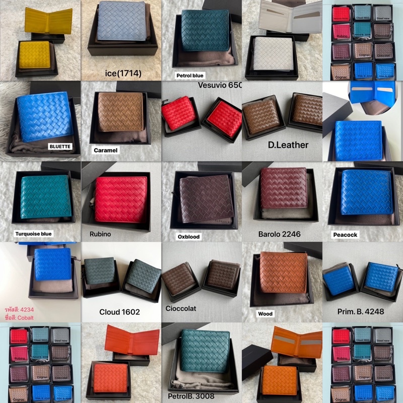 ของแท้-100-ราคาเงินสด-new-bottega-veneta-8card-wallet-sale