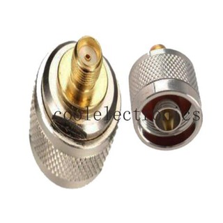 สินค้า SMA Female to N male RF Coax อะแดปเตอร์เชื่อมต่อ 2 ชิ้น