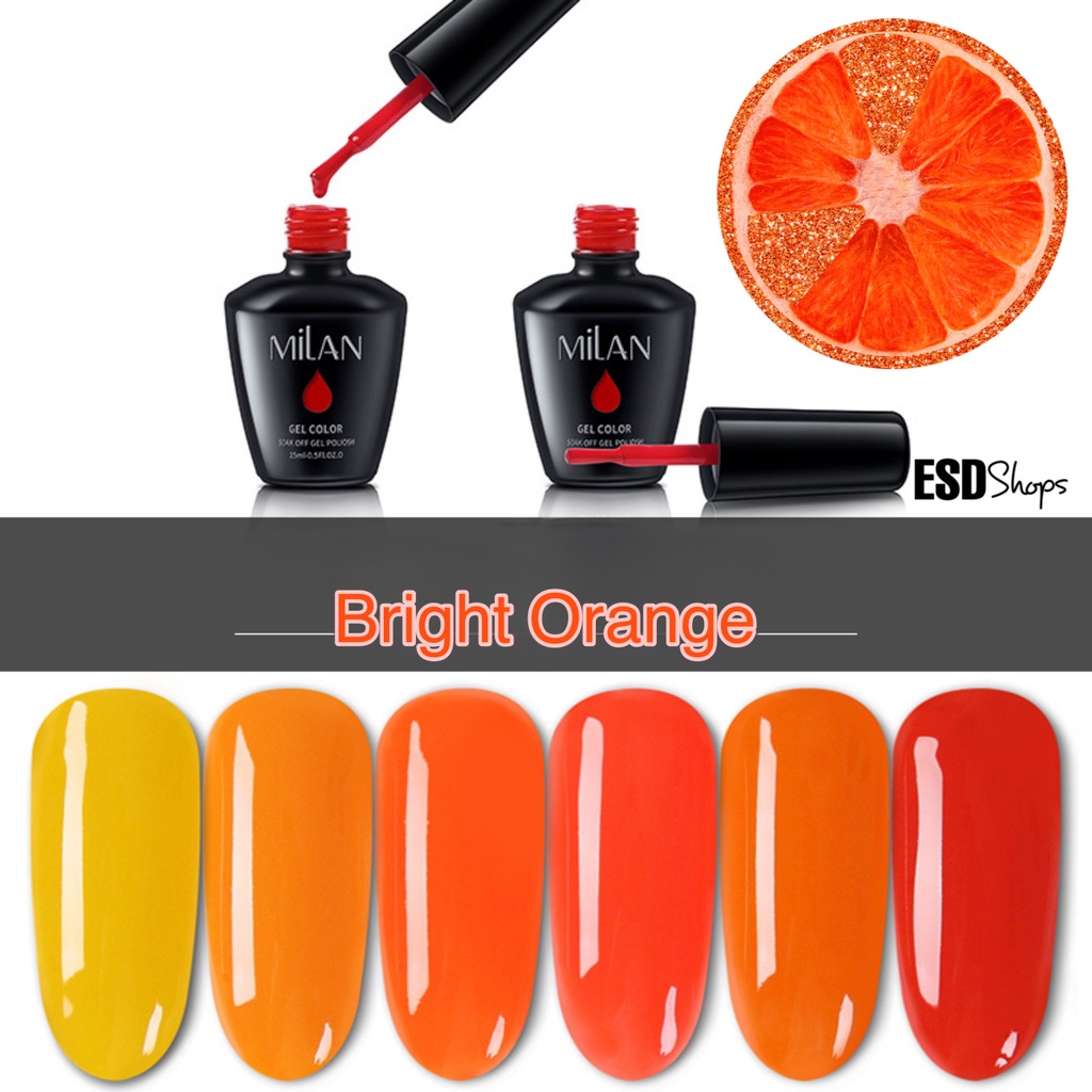 สีทาเล็บเจล-milan-สีส้มสดใส-vibrant-orange-series-ขนาด-15-ml-อบเครื่อง-uv-เท่านั้น-สีแน่น-สวย-เก็บปลายทาง