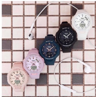 ภาพขนาดย่อของภาพหน้าปกสินค้าแท้ศูนย์ นาฬิกาออกกำลังกาย Baby-g BSA-B100 series. นับก้าว ประกัน Cmg 1 ปี จากร้าน sabyjaitime บน Shopee ภาพที่ 3